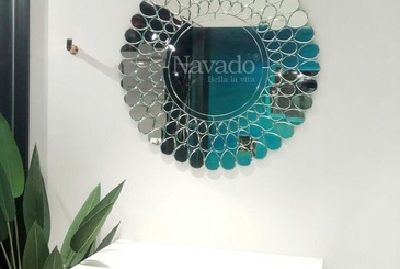 CÁCH SỬ DỤNG GƯƠNG DECOR PHÒNG KHÁCH THÊM ĐẲNG CẤP