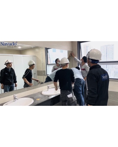 Gương nghệ thuật hoa dâm bụt NAV 2146-NT