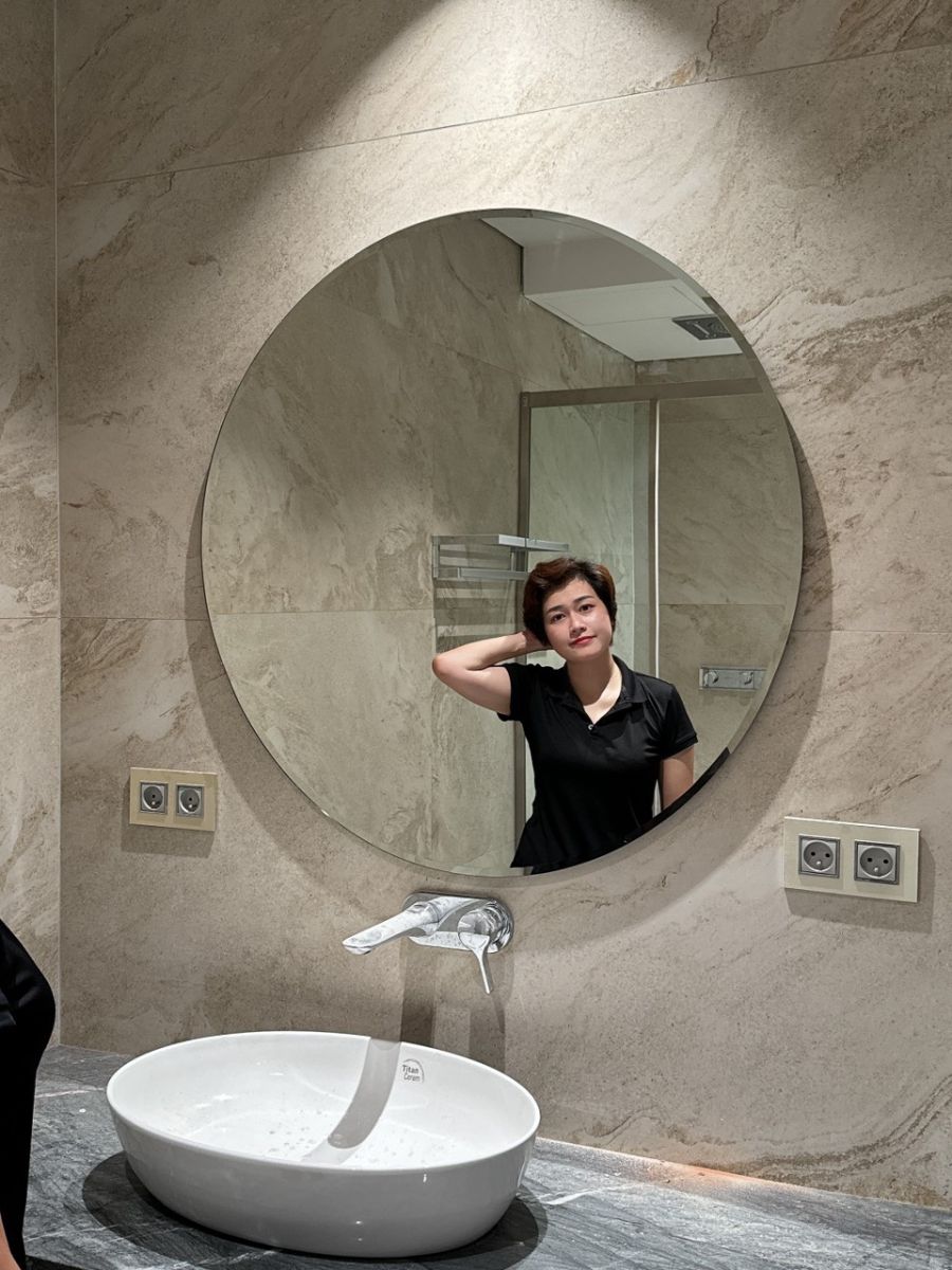 sản xuất gương phòng tắm Hà Nội